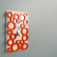 Small Decorative switch-plate 3D Printing 23473