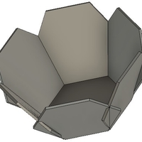 Small Vase hexagon planter 3D Printing 234869