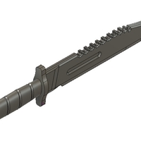 Small Fallout combat knife 3D Printing 234941