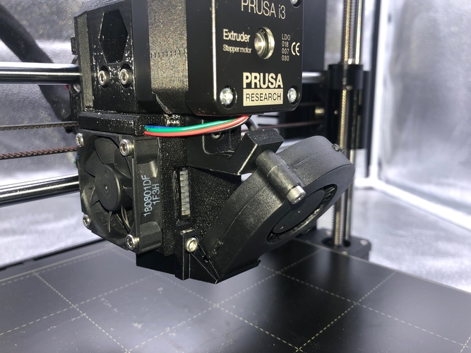 Prusa I3 Mk3 B7 upgrade fan holder mod 3D Print 235081 Prusa I3 Mk3 B7 upgrade fan holder mod 3D Print 235081