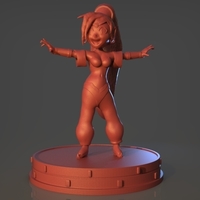 Small Shantae Figurine 3D Printing 235105