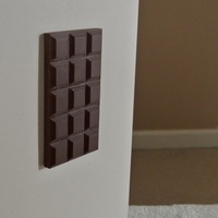 Small Chocolate outlet cover 3D Printing 23521