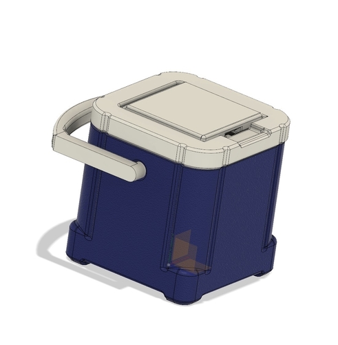 1Tenth Scale IceCube Mini Cooler 3D Print 235664