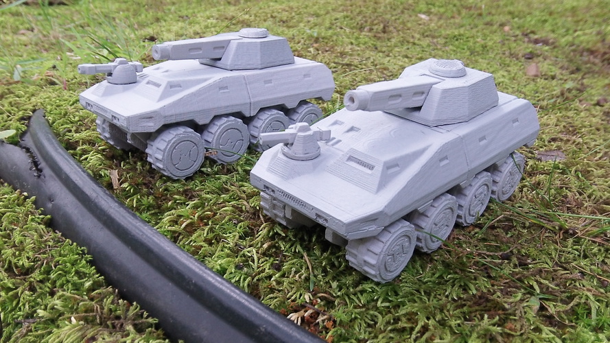 Mk.V (Okapi) A.M.V.P. fictional armored vehicle 3D Print 23569