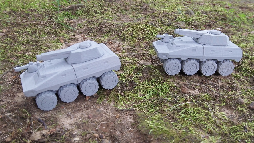 Mk.V (Okapi) A.M.V.P. fictional armored vehicle 3D Print 23574