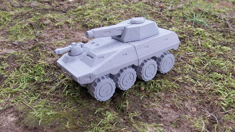 Mk.V (Okapi) A.M.V.P. fictional armored vehicle 3D Print 23580