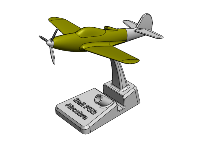 Bell-P-39 scall model 3D Print 235831
