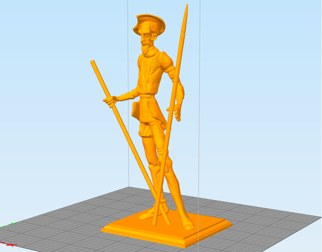 Figura Don Quijote de la Mancha 3D Print 236040 Figura Don Quijote de la Mancha 3D Print 236040