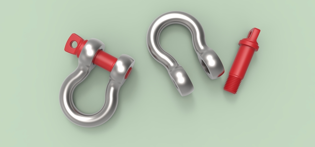 Anchor shackle G-209 3D Print 236084 Anchor shackle G-209 3D Print 236084