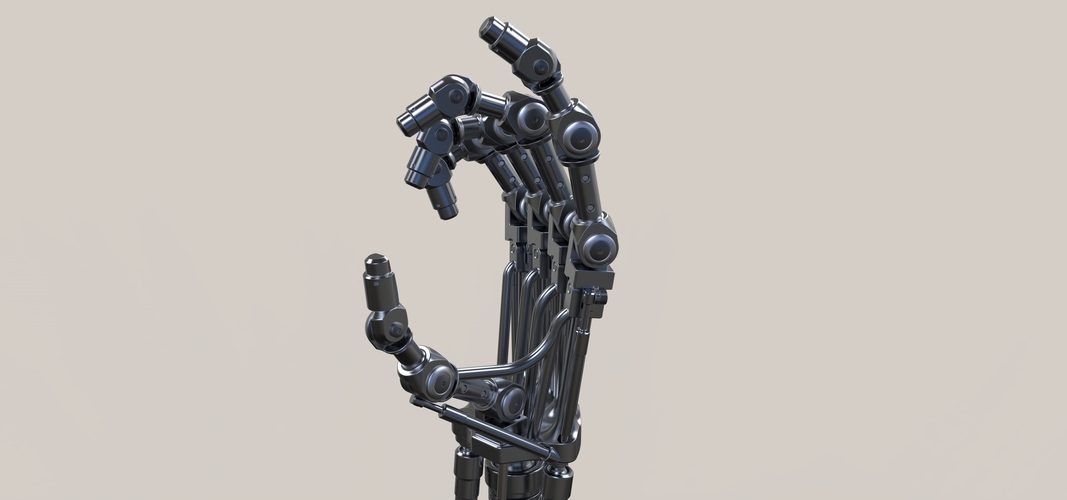 Arm of Terminator T-800 3D Print 236103 Arm of Terminator T-800 3D Print 236103