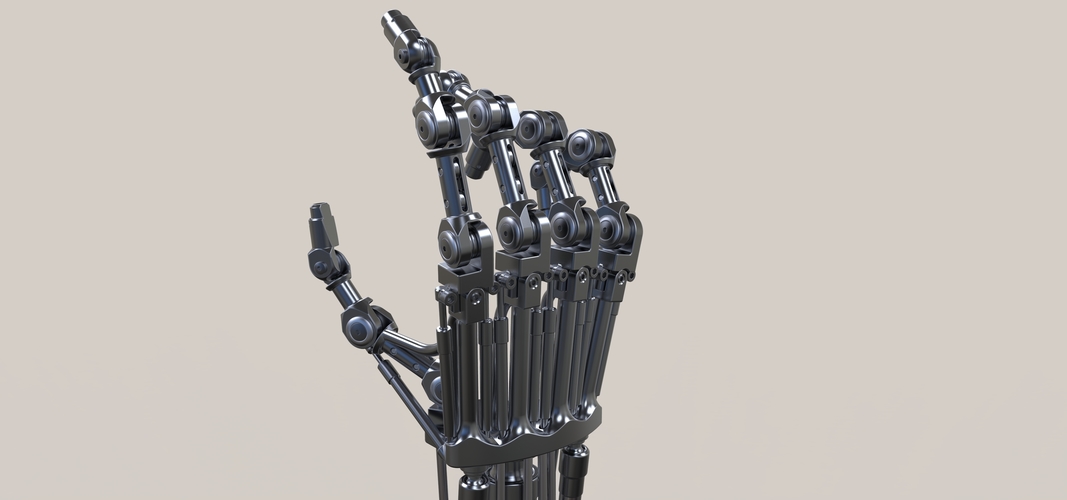 Arm of Terminator T-800 3D Print 236104 Arm of Terminator T-800 3D Print 236104