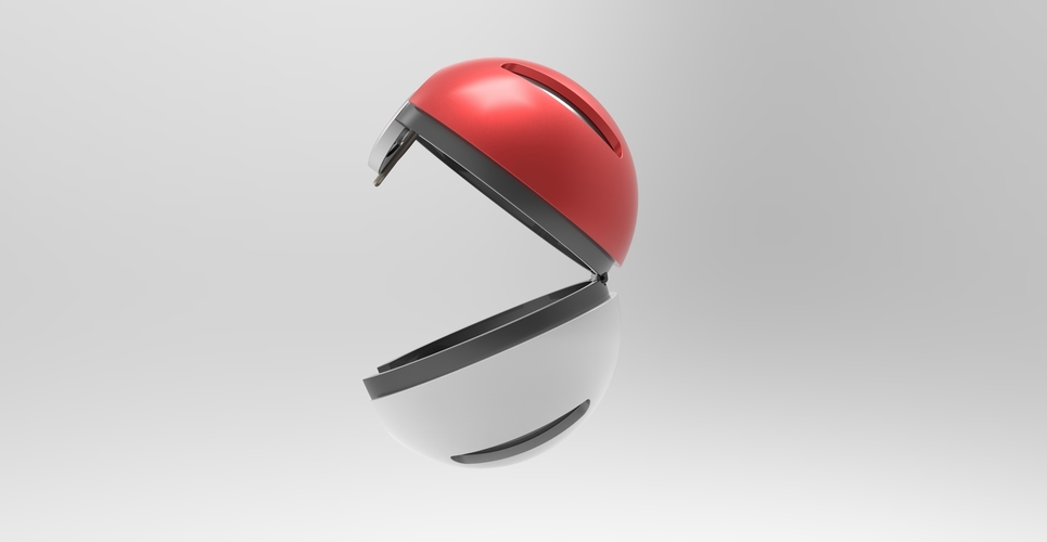 Pokeball 3D Print 236193 Pokeball 3D Print 236193