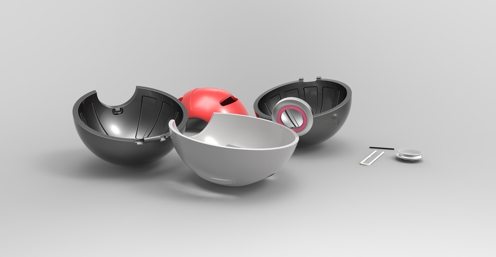 Pokeball 3D Print 236197 Pokeball 3D Print 236197