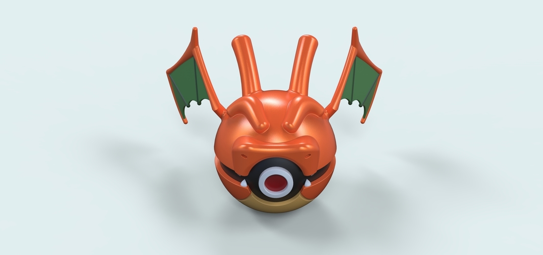 Pokeball Dragonite 3D Print 236229 Pokeball Dragonite 3D Print 236229