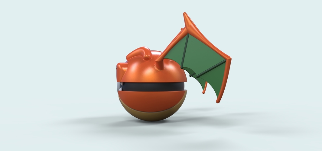 Pokeball Dragonite 3D Print 236231 Pokeball Dragonite 3D Print 236231