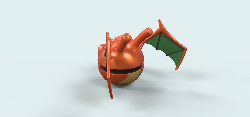 Pokeball Dragonite 3D Print 236234 Pokeball Dragonite 3D Print 236234