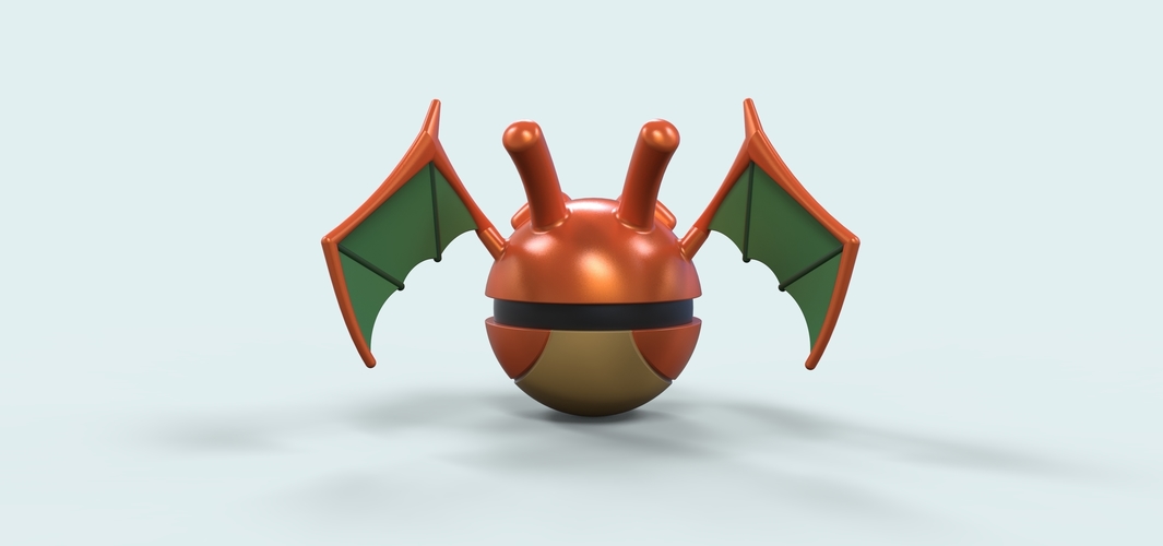Pokeball Dragonite 3D Print 236236 Pokeball Dragonite 3D Print 236236