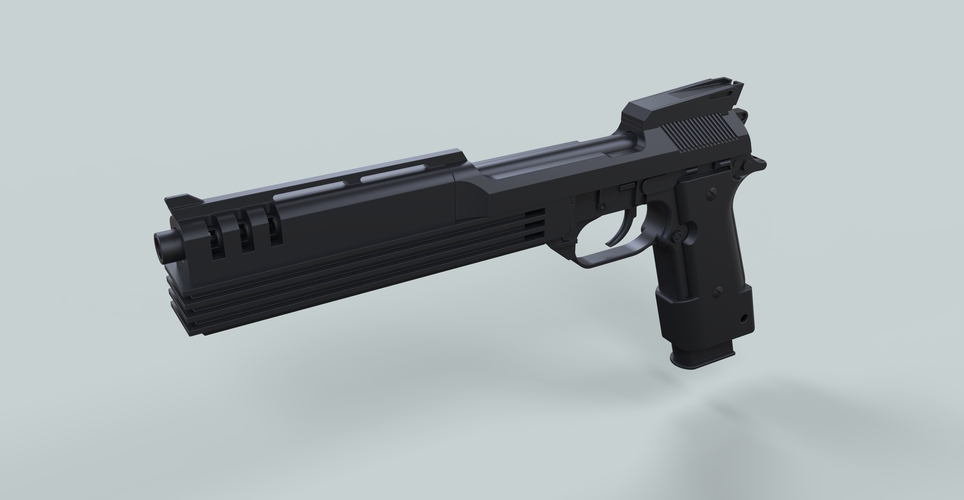 Auto-9 gun from RoboCop 3D Print 236290 Auto-9 gun from RoboCop 3D Print 236290