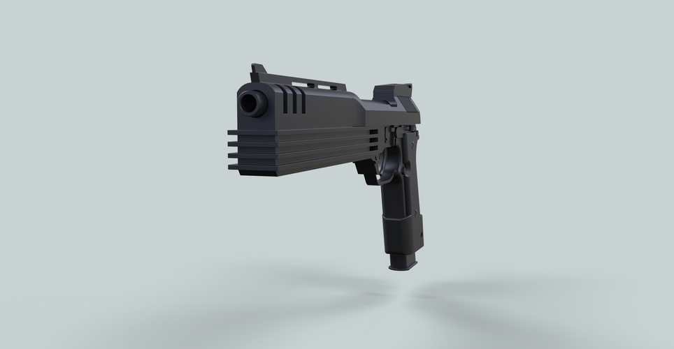 Auto-9 gun from RoboCop 3D Print 236294 Auto-9 gun from RoboCop 3D Print 236294