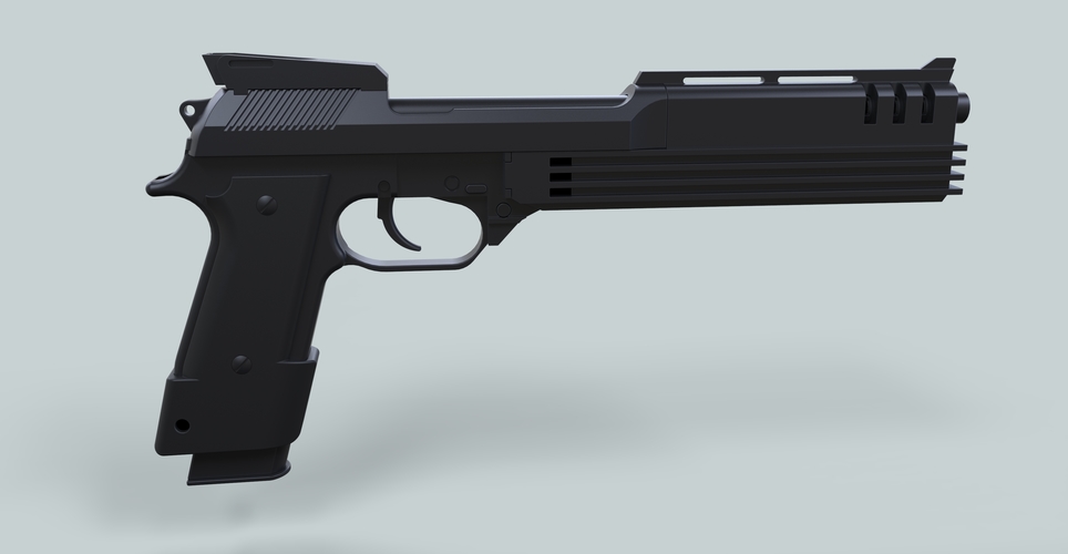 Auto-9 gun from RoboCop 3D Print 236300 Auto-9 gun from RoboCop 3D Print 236300