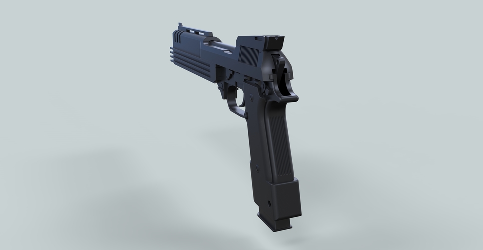 Auto-9 gun from RoboCop 3D Print 236304 Auto-9 gun from RoboCop 3D Print 236304