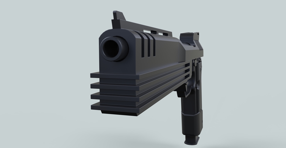 Auto-9 gun from RoboCop 3D Print 236306 Auto-9 gun from RoboCop 3D Print 236306