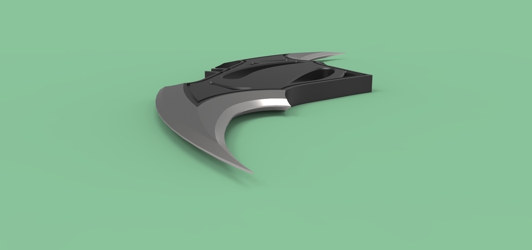 Batarang & Logo Batman vs Superman 3D Print 236328 Batarang & Logo Batman vs Superman 3D Print 236328