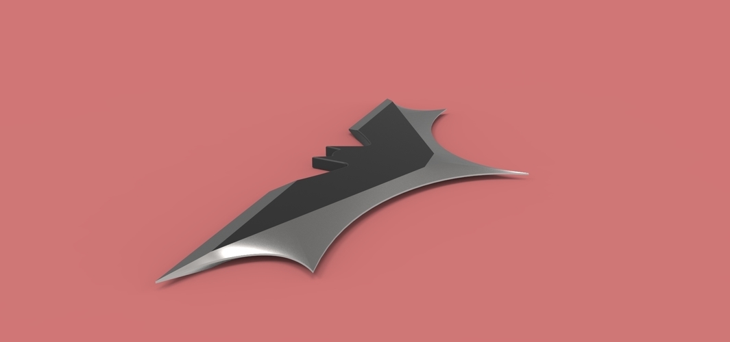 Batarang version 3 3D Print 236395 Batarang version 3 3D Print 236395