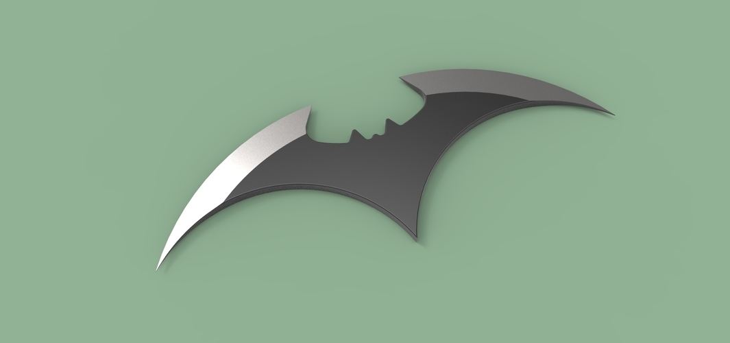 Batarang version 4 3D Print 236398 Batarang version 4 3D Print 236398