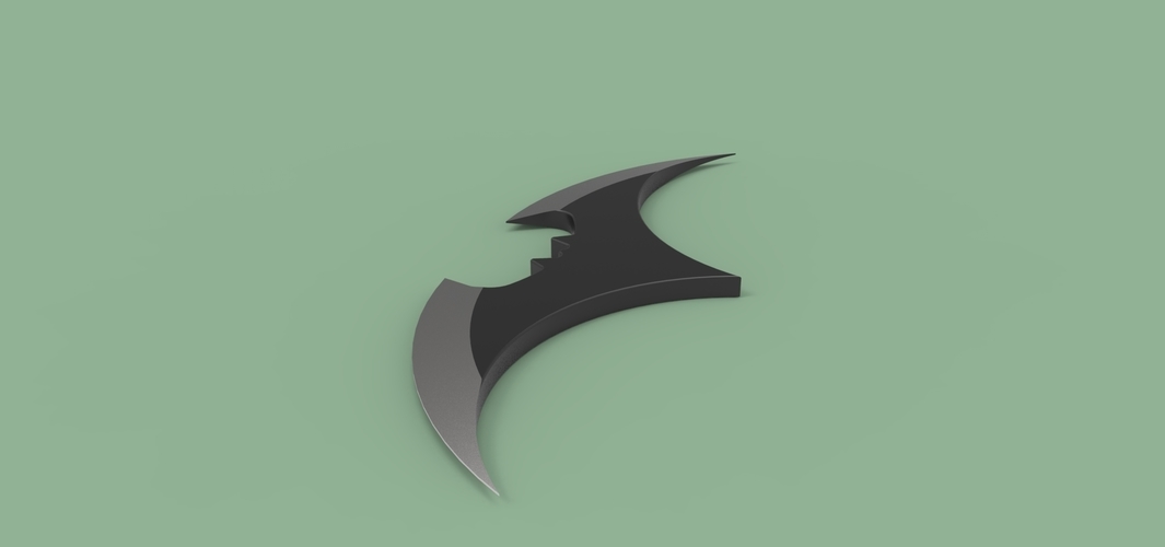 Batarang version 4 3D Print 236400 Batarang version 4 3D Print 236400