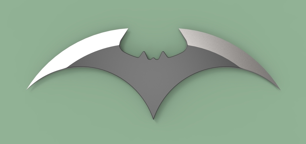 Batarang version 4 3D Print 236403 Batarang version 4 3D Print 236403