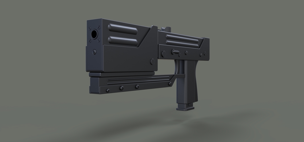 Modified MAC-11 from movie Blade 3D Print 236647 Modified MAC-11 from movie Blade 3D Print 236647