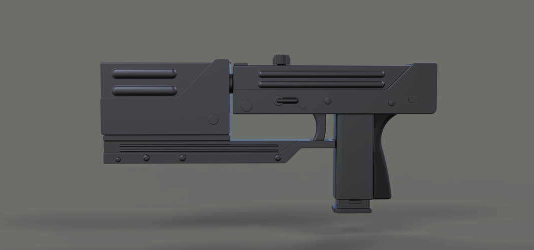 Modified MAC-11 from movie Blade 3D Print 236649 Modified MAC-11 from movie Blade 3D Print 236649
