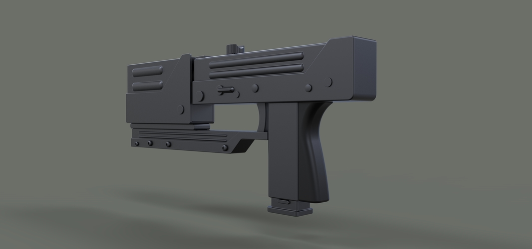 Modified MAC-11 from movie Blade 3D Print 236654 Modified MAC-11 from movie Blade 3D Print 236654