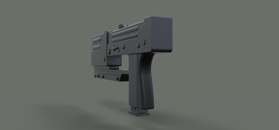 Modified MAC-11 from movie Blade 3D Print 236656 Modified MAC-11 from movie Blade 3D Print 236656
