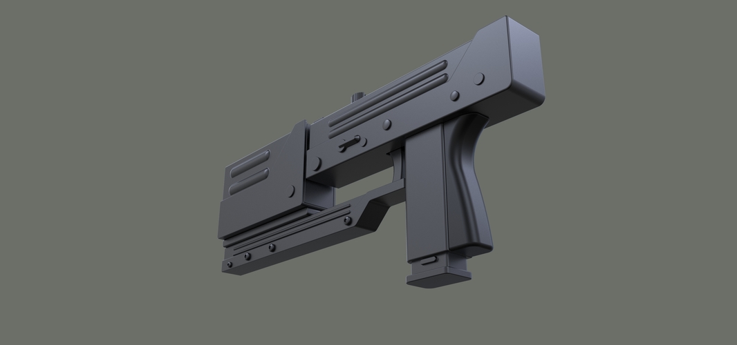 Modified MAC-11 from movie Blade 3D Print 236658 Modified MAC-11 from movie Blade 3D Print 236658