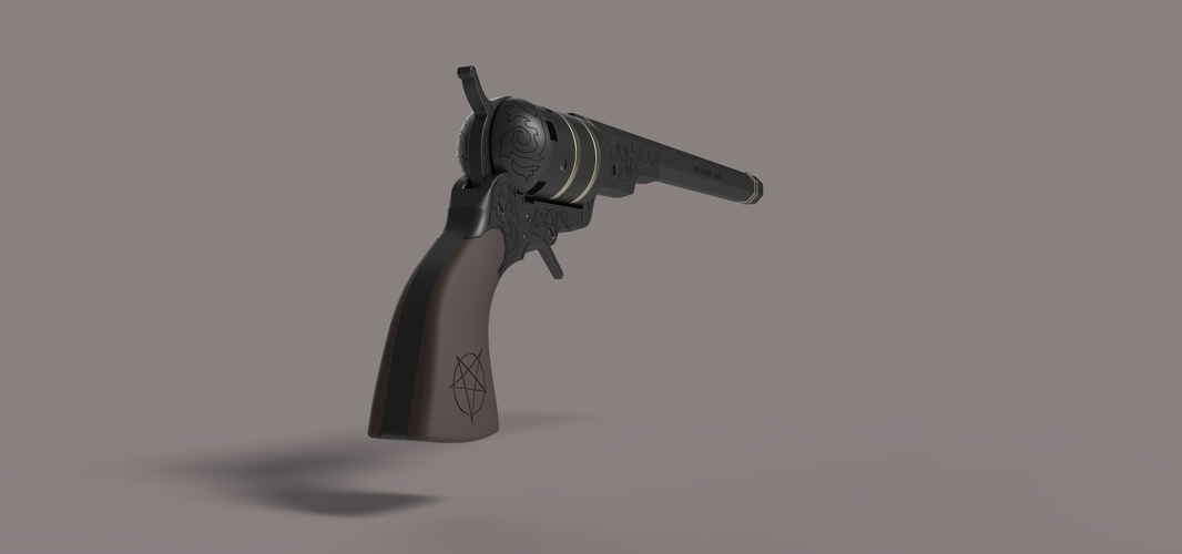Pistol from movie Supernatural 3D Print 236709 Pistol from movie Supernatural 3D Print 236709