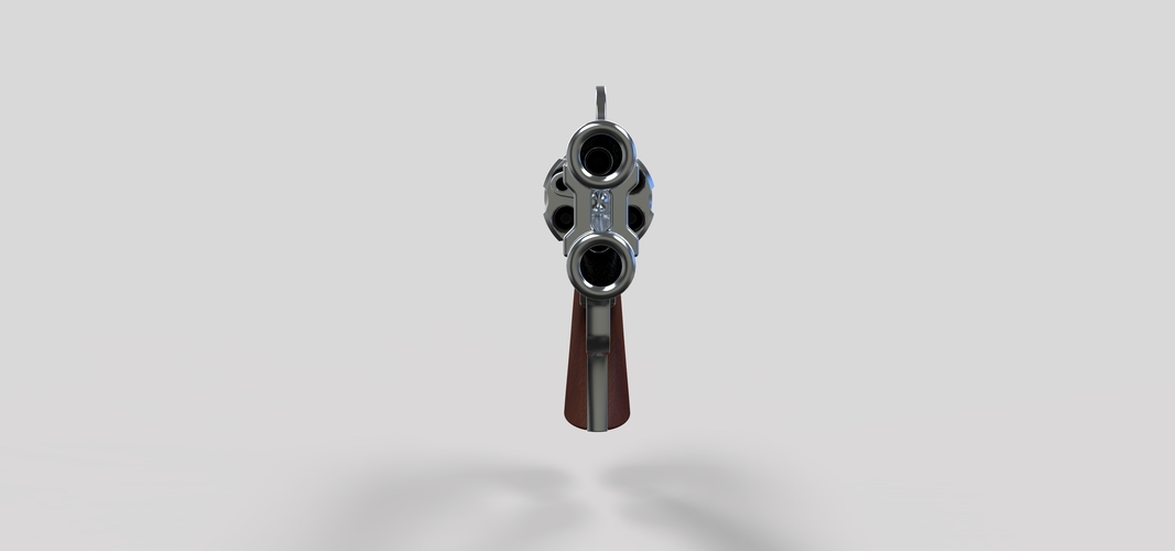 Revolver of agent Whiskey from movie Kingsman The Golden Circle 3D Print 236766 Revolver of agent Whiskey from movie Kingsman The Golden Circle 3D Print 236766