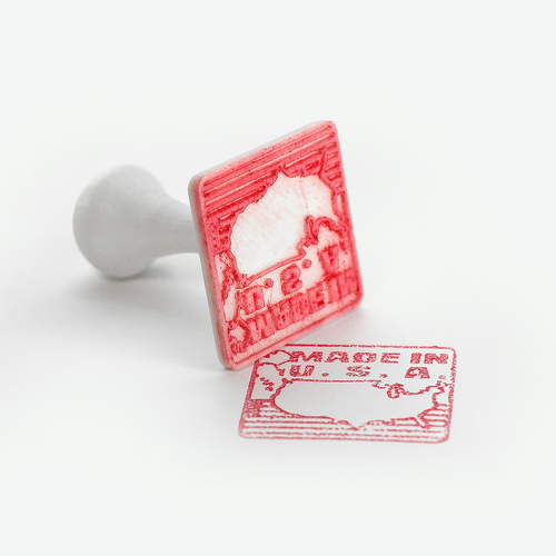 Made In USA Stamp 3D Print 23680