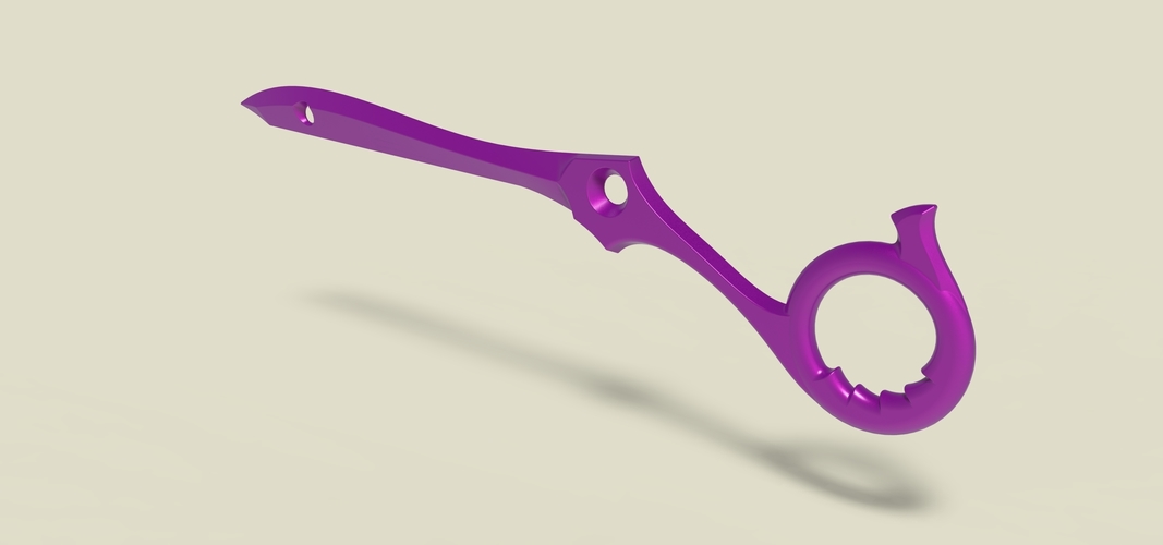 Scissor blade Kill La Kill Nui Harime Sword 3D Print 236810 Scissor blade Kill La Kill Nui Harime Sword 3D Print 236810