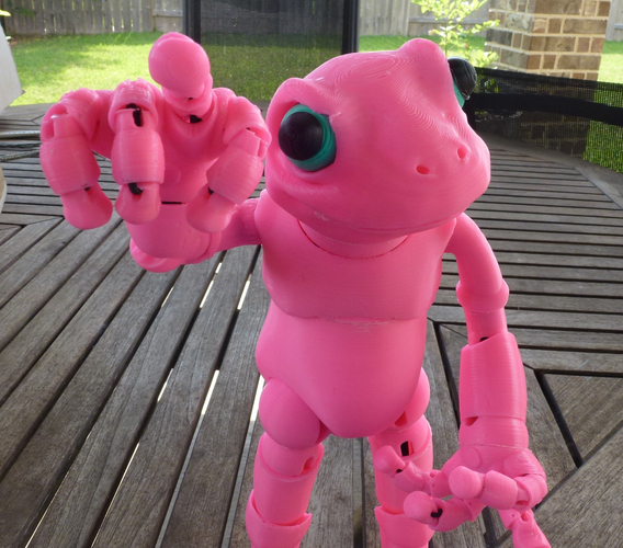 Froggy: the 3D printed ball-jointed frog doll 3D Print 23698