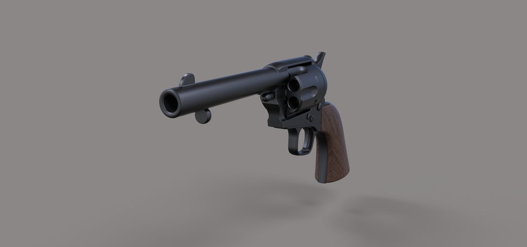 Revolver Colt Single Action 3D Print 237309 Revolver Colt Single Action 3D Print 237309