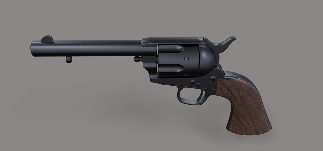 Revolver Colt Single Action 3D Print 237312 Revolver Colt Single Action 3D Print 237312