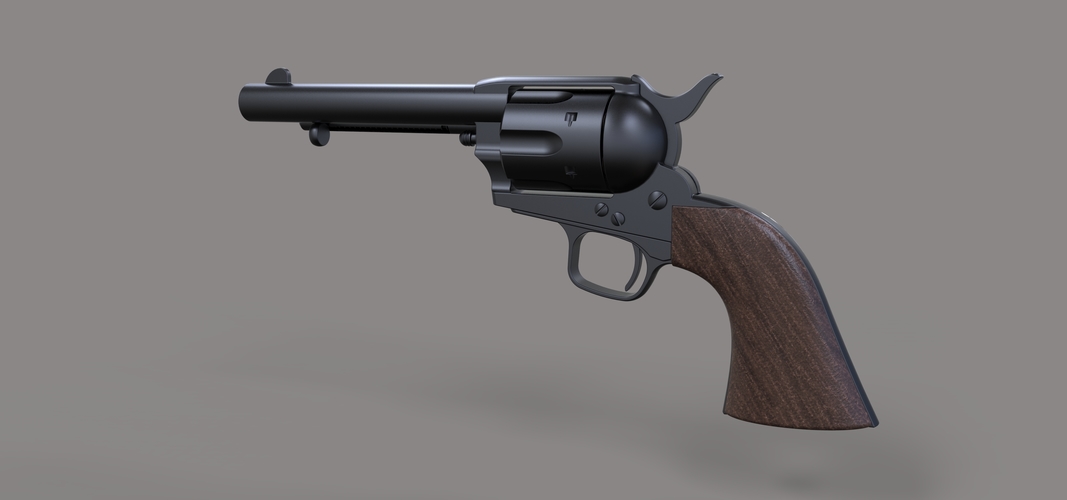 Revolver Colt Single Action 3D Print 237315 Revolver Colt Single Action 3D Print 237315