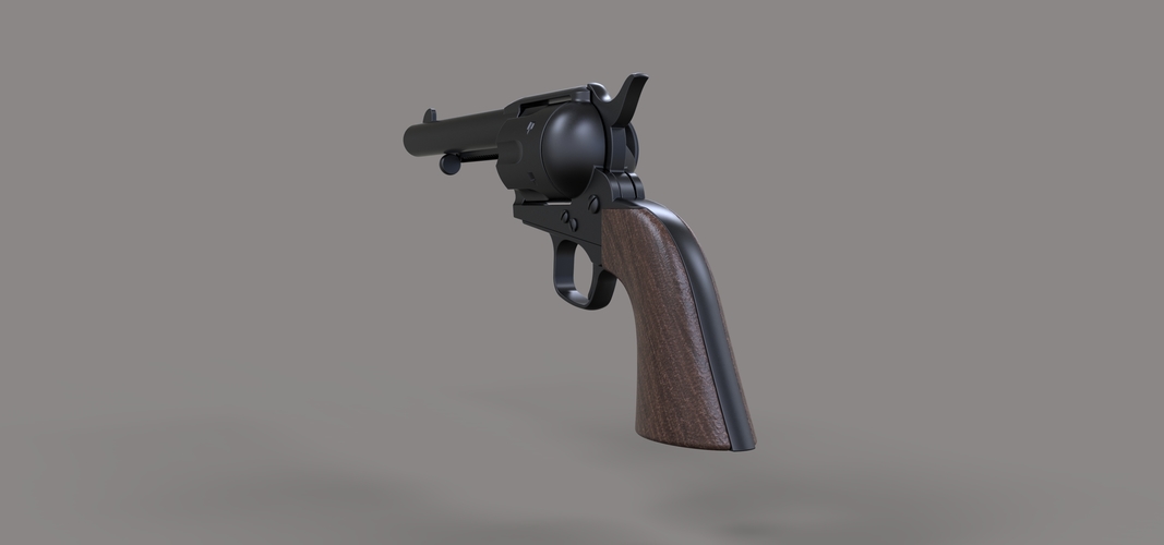 Revolver Colt Single Action 3D Print 237317 Revolver Colt Single Action 3D Print 237317