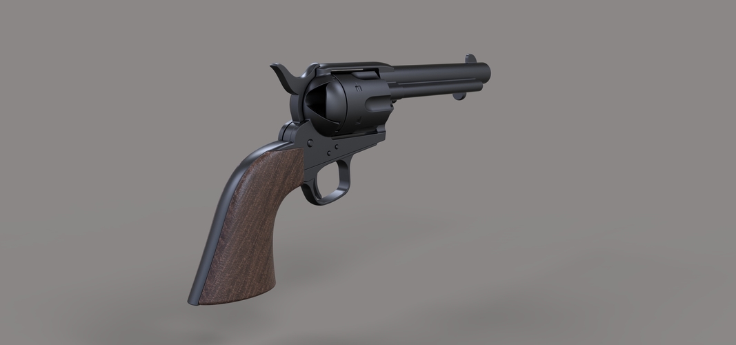 Revolver Colt Single Action 3D Print 237319 Revolver Colt Single Action 3D Print 237319