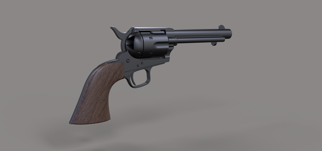 Revolver Colt Single Action 3D Print 237320 Revolver Colt Single Action 3D Print 237320