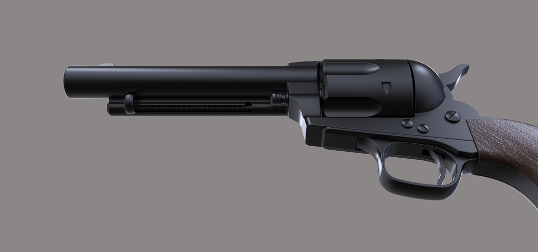Revolver Colt Single Action 3D Print 237325 Revolver Colt Single Action 3D Print 237325