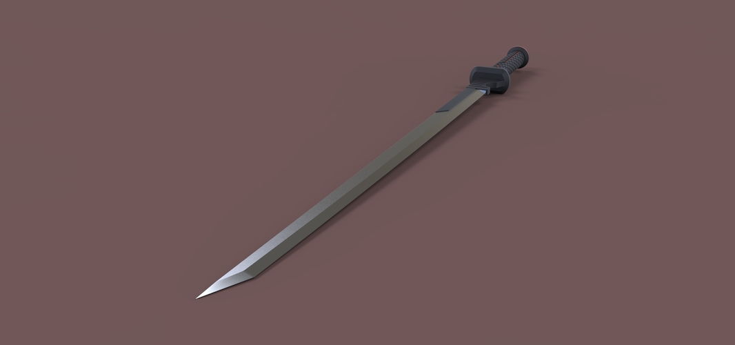 Sword of Deathstroke 3D Print 237703 Sword of Deathstroke 3D Print 237703