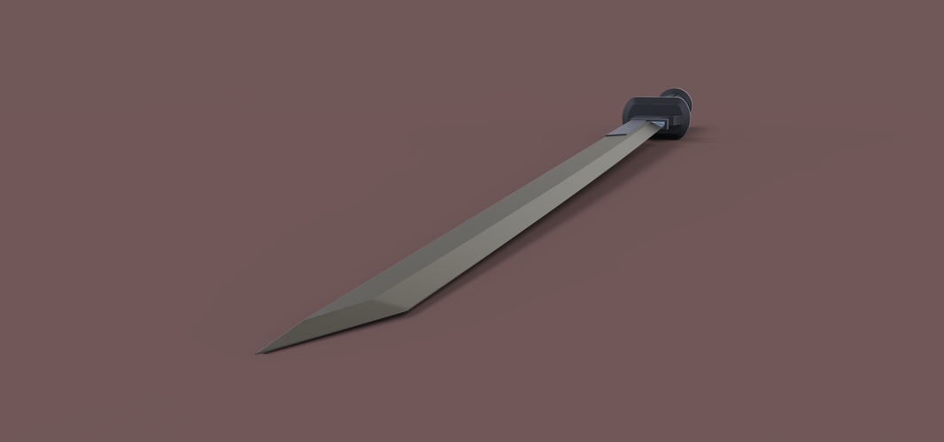 Sword of Deathstroke 3D Print 237704 Sword of Deathstroke 3D Print 237704